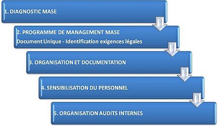 Conseil et accompagnement  la certification MASE le droulement