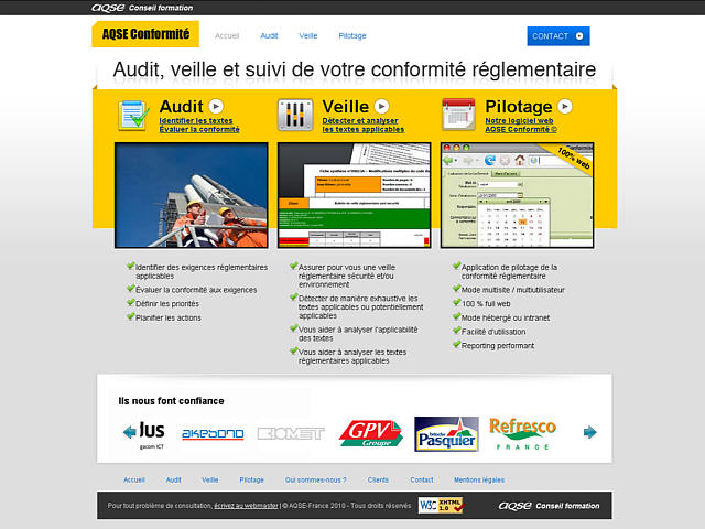 AQSE audit de Conformit rglementaire sant scurit au travail veille rglementaire et suivi