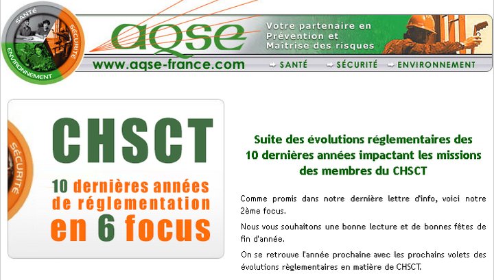 news 25 volutions rglementaires impactant les missions des membres du CHSCT suite